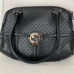 Authentic Gucci Black Leather Tom Ford Handbag